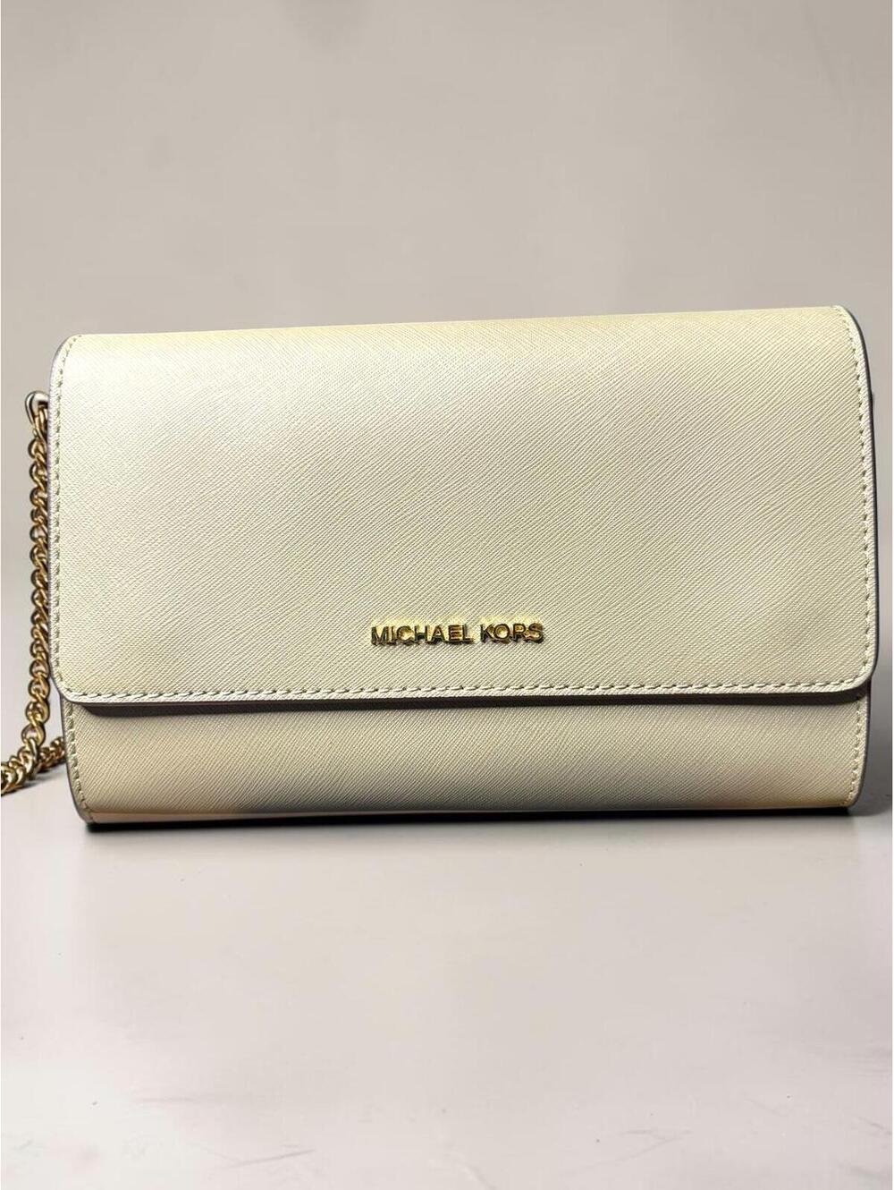 Michael Kors Jet Set 3-in-1 Saffiano Leather Crossbody & Removable Wallet